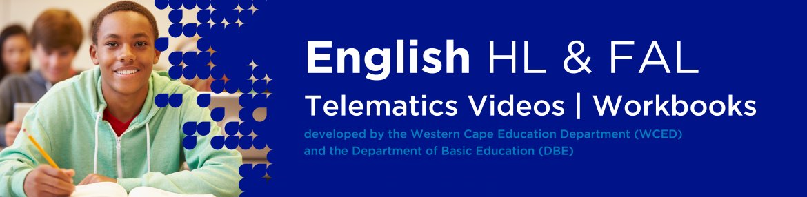 Revision DVDs (Telematics) - English Grade 12