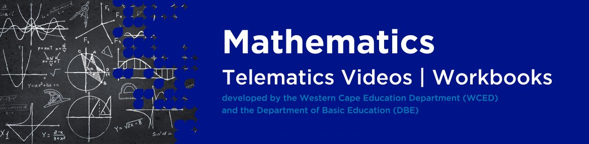 Revision DVDs (Telematics) - Mathematics Grade 12