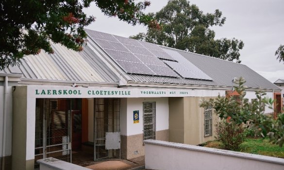 Stellenbosch Green School is now even greener thanks to a new solar panel system