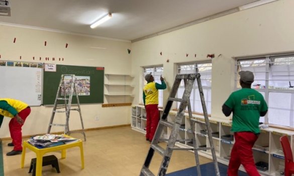A.F. Louw Primary School receives a facelift