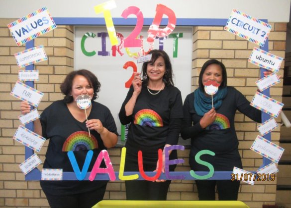 ECKED’s T2P Team have Values conversation in style