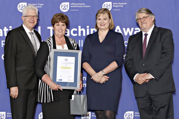 Global education leader wins provincial Kader Asmal Excellence Award