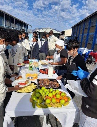 Learners get a hearty breakfast before writing exams3
