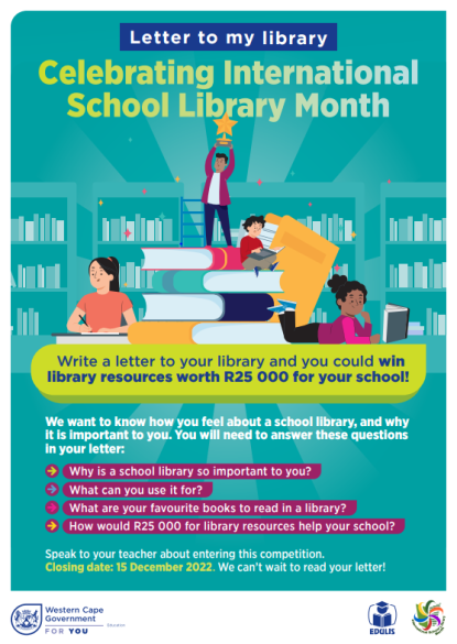 Six schools win R25 000 each for library resources!