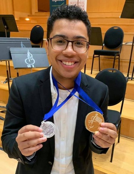 Jordan Brooks – winner of the 35th National Youth Music Competition