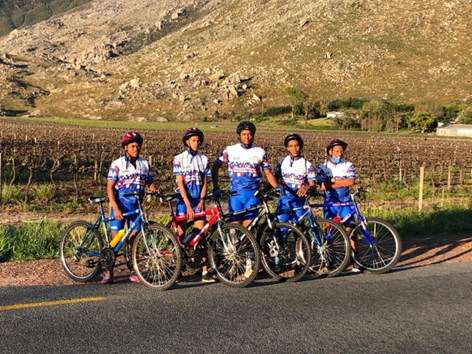 Cycling unlocks power of hope at Breede Valley School of Skills
