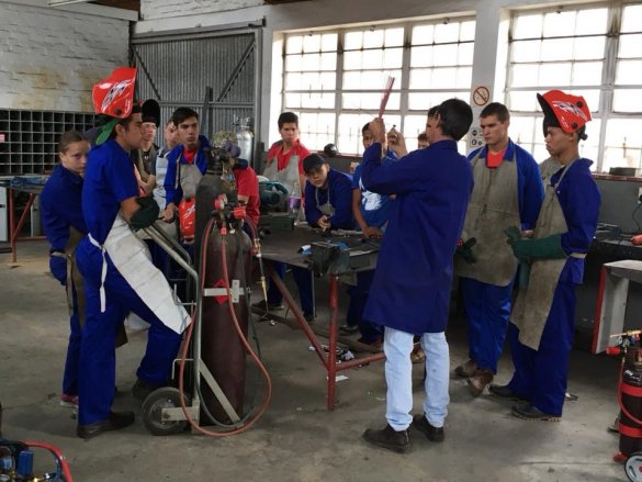 Agricultural Technical learners attend excellent welding course