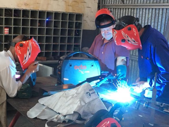 Agricultural Technical learners attend excellent welding course2