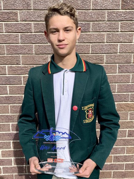 Camps Bay learner receives hero award