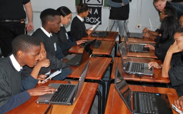 Space learning at Soneike High School