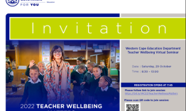 You are invited! Teacher wellbeing webinar!